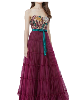 Floral Bustier Dress